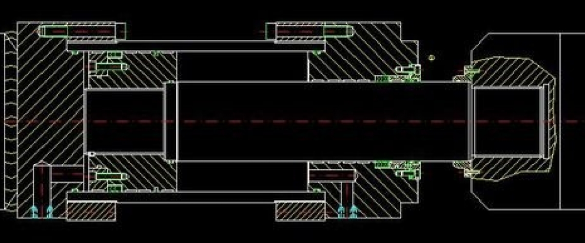 Doppeltwirkende Hydraulikzylinder