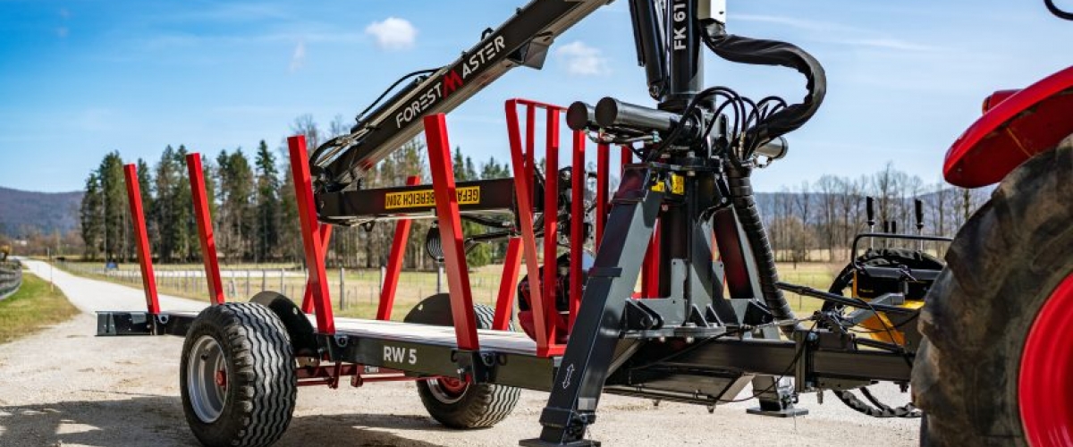 Hydraulic cylinders for forestry cranes, trailers and tractor accessories