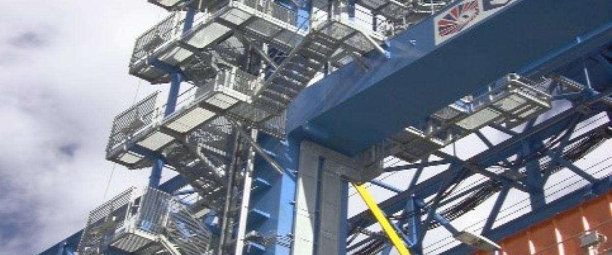 Hydraulikzylinder für Hafenkräne und Container- und Schüttgutentlader